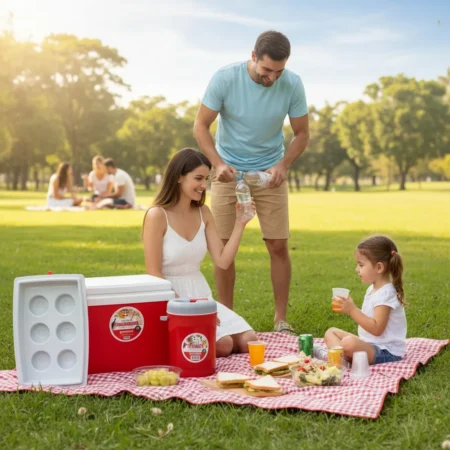 Combo Gemplast Aire Libre: Conservadora 34L + 15L + Bidón 2.7L