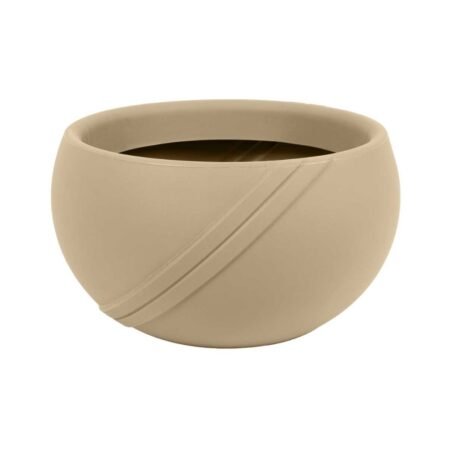 Maceta Rotomoldeada Plástica Trento Arenada Bosco N40 112lts
