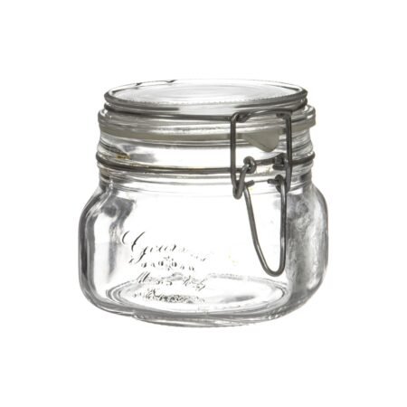 Frasco Gourmet Hermético Vidrio Italiano 500ml Cierre Clip