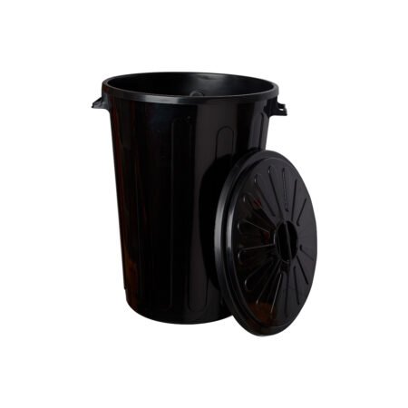 Tacho Tarro Cesto De Residuos Basura 68l Gemplast Con Tapa
