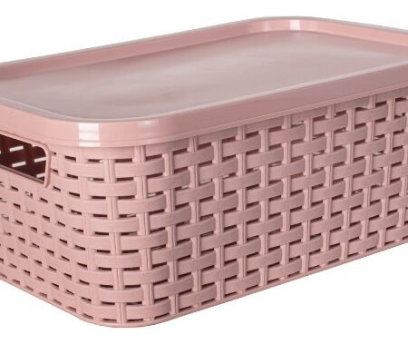 Pack X3 Caja Canasto Organizador Bosco Milano No 15 Con Tapa