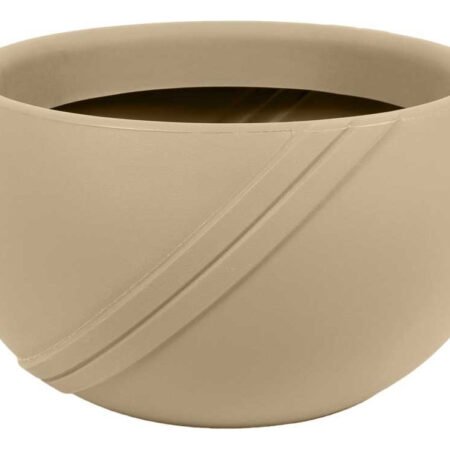 Maceta Rotomoldeada Plástica Trento Arenada Bosco N40 112lts