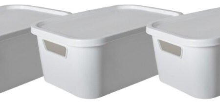 Pack X3 Cajas Canastos Organizadores Bosco Bari Nº 7 Con