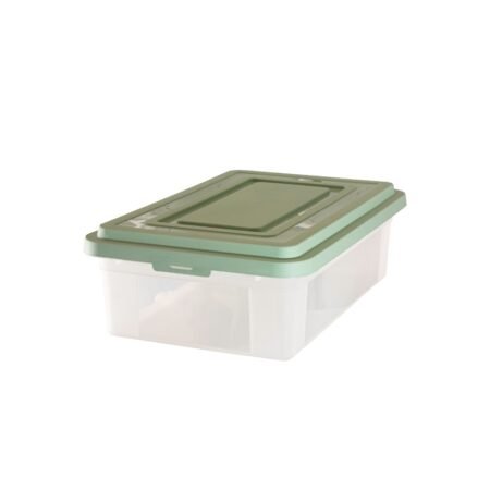 Caja Organizadora Transparente Plástico 36l Gemplast C/ Tapa