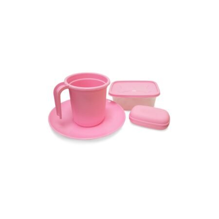 Set Kit Escolar para Jardín de Niños Vaso Plato Jabonera
