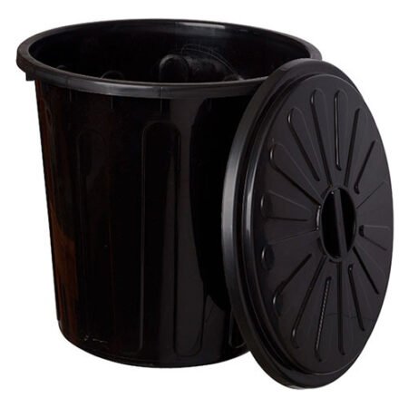 Tacho Tarro Cesto De Residuos Basura 34l Gemplast Con Tapa
