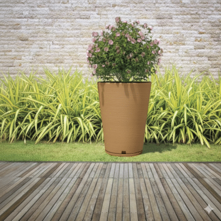 MACETA GENEBRA GRAFIATO 38x57 OCRE