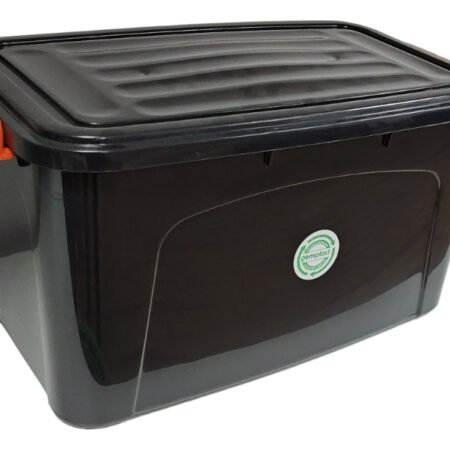 Pack X12 Caja Organizadora Cuerpo Plástico 30l C/ Tapa