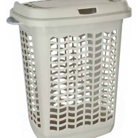 Pack X2 Cesto Canasto De Ropa Sucia Rectangular 50l Gemplast