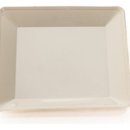 Pack X60 Plato Cuadrado De Postre Plástico Rígido Gemplast