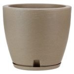 Maceta Amsterdam 69x70 Simil Piedra Rotomoldeada 245l Beige