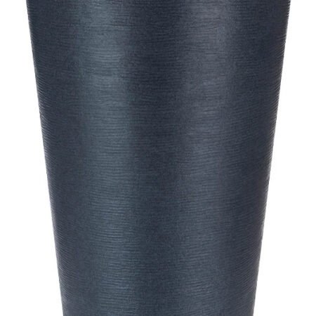 Maceta Grande Cono 40x80 92l Simil Piedra Gris + Plato