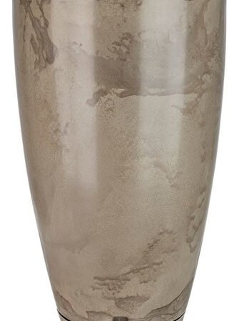 Maceta Amsterdam 35x65 Simil Mármol Rotomoldeada 65l Beige