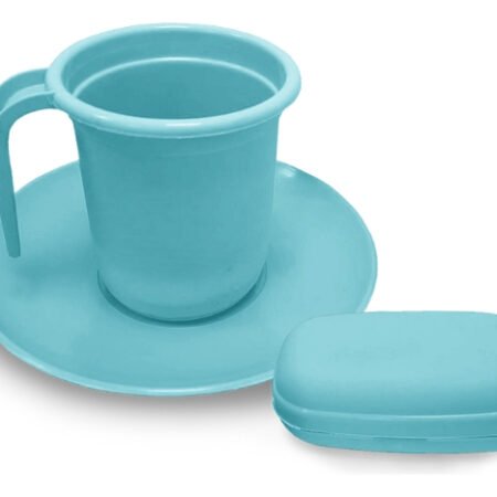 Set X10 Kit Escolar Jardín Vaso + Plato + Jabonera Niños
