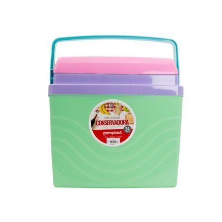 Conservadora Heladerita Termica Gemplast 34 Litros Vintage Retro Colores