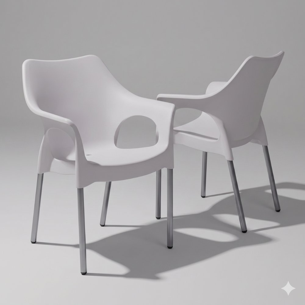 Combo x2 Sillón Gemplast Rubí Pack X2 Aire Libre Apilable