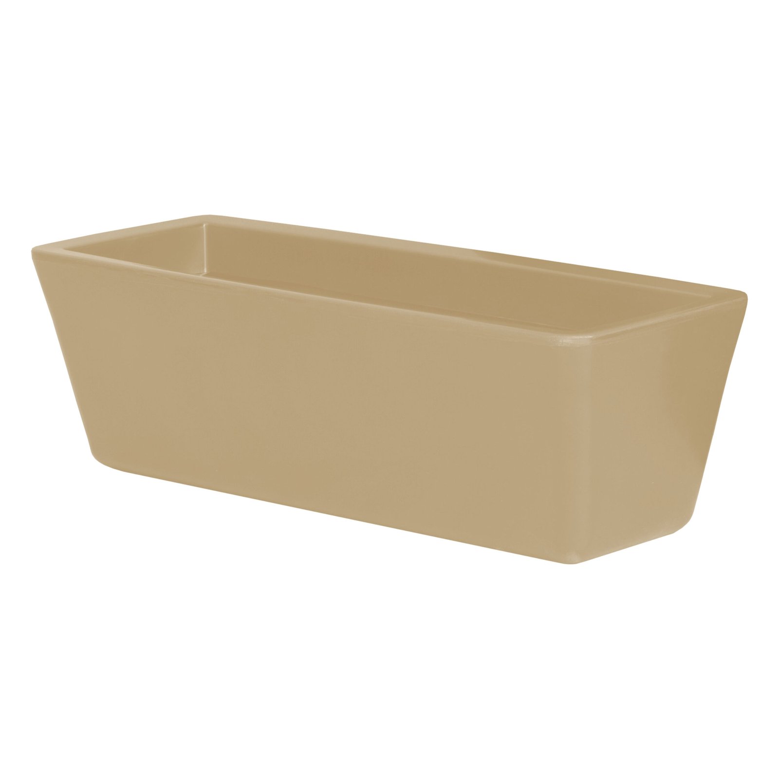 Maceta Rotomoldeada Plástica Salerno Jardinera Lisa Bosco N64 24L