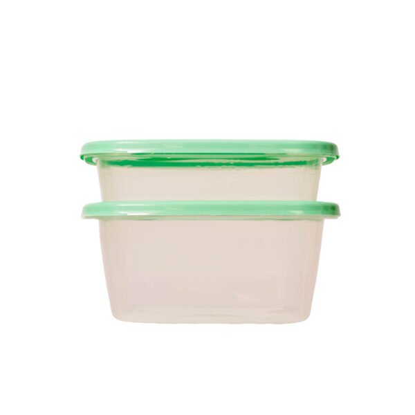 Combo Contenedores Cuadrados x 2 Unidades (1,7 +1 L) Gemplast