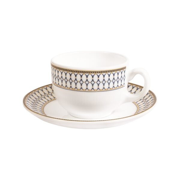 Set de Taza y Plato Biondina Sovrana Iris 160 ml – Pack x 6