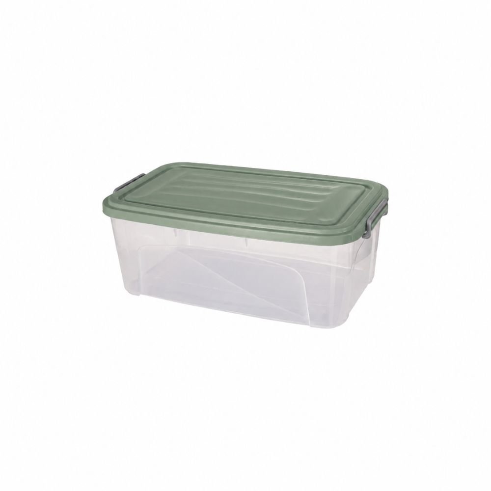 Caja Organizadora Transparente Plástico 20l Gemplast C/ Tapa - Imagen 5