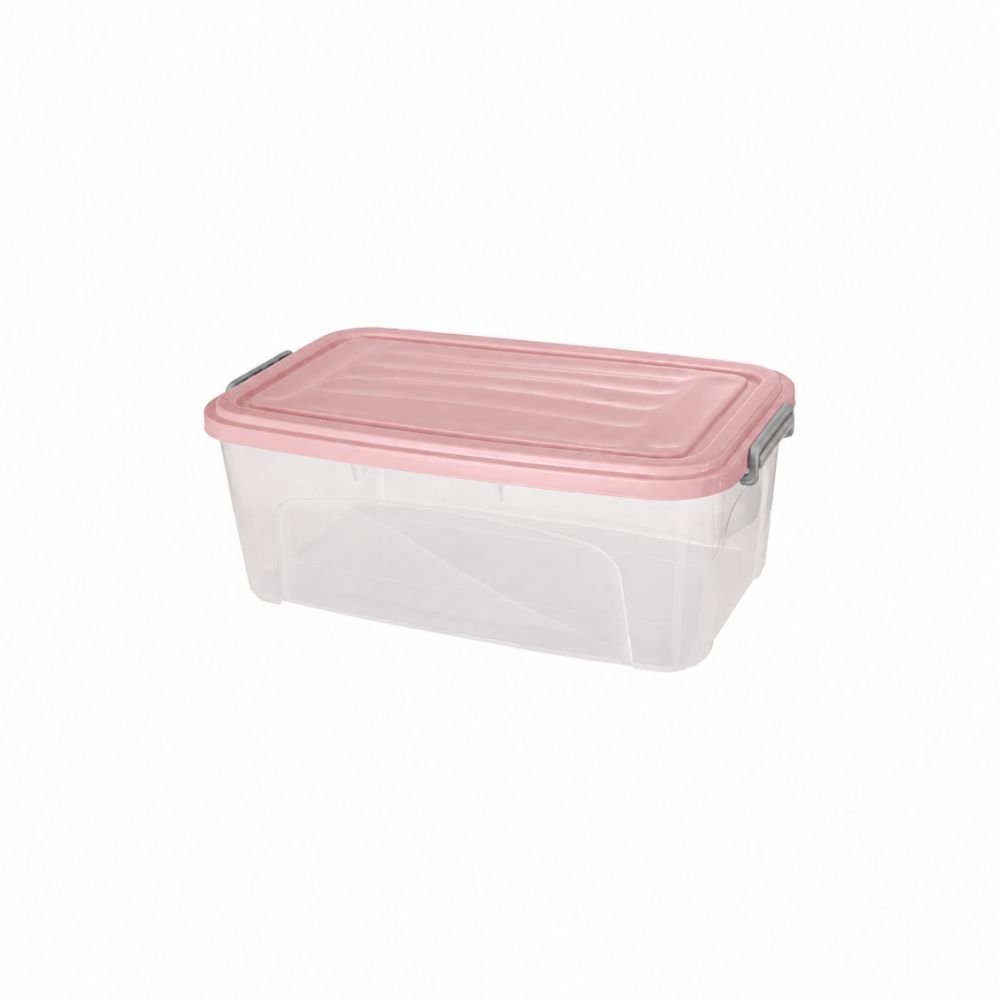Caja Organizadora Transparente Plástico 20l Gemplast C/ Tapa - Imagen 3