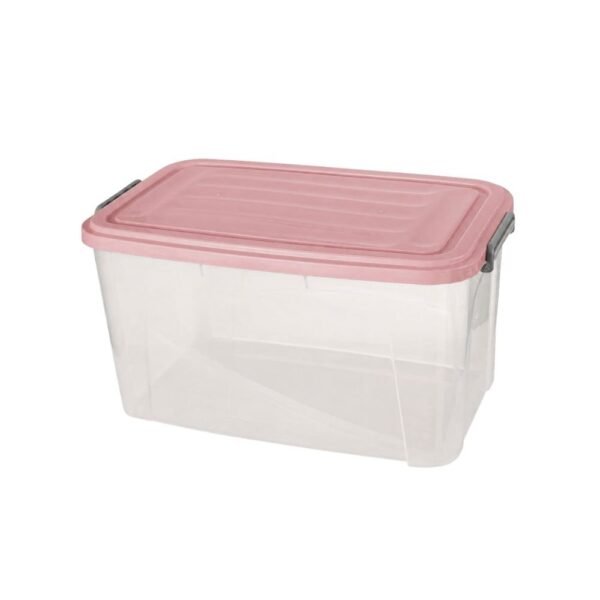 Caja Organizadora Gemplast Transparente 55 Litros con Tapa