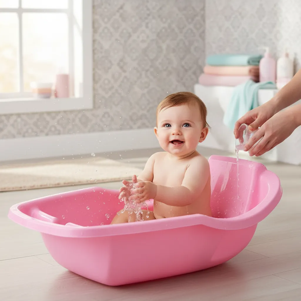Bañera Para Bebé Plástico Reforzado Gemplast - Imagen 2