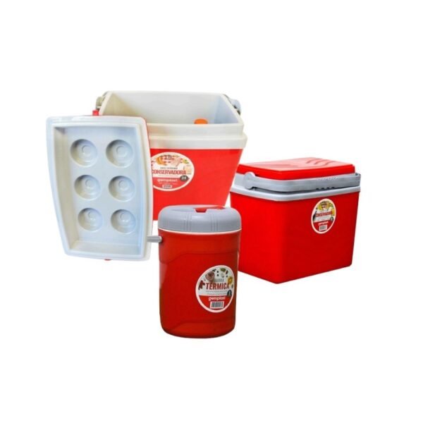 Combo Gemplast Aire Libre: Conservadora 34L + 15L + Bidón 2.7L