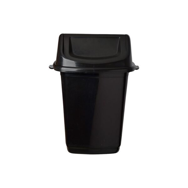 TARRO DE RESIDUOS VAIVEN RECTANGULAR 50 L NEGRO